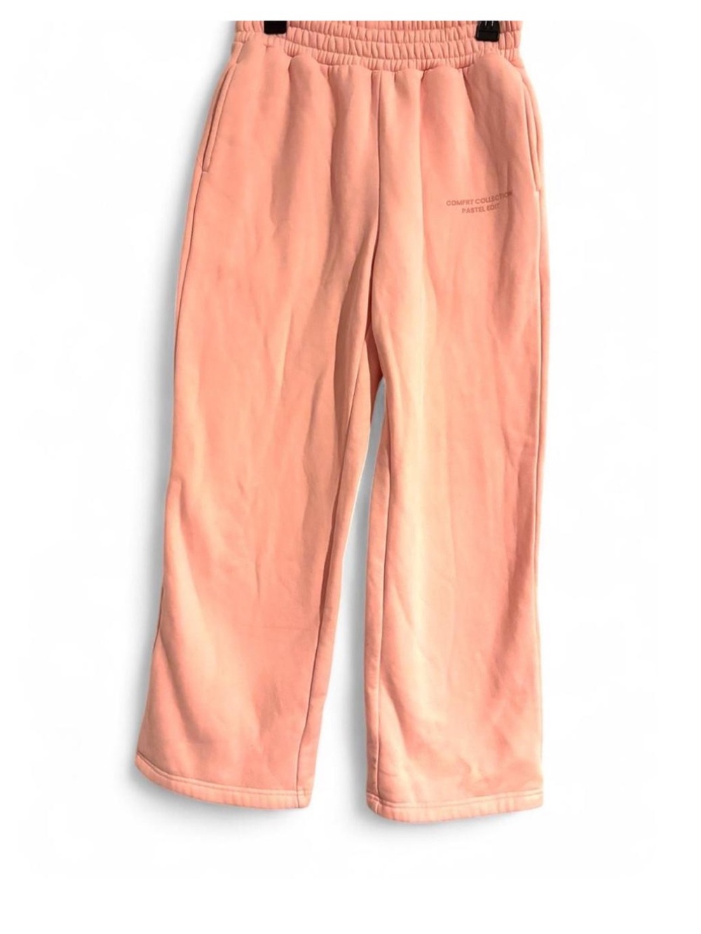 Comfrt Size S Pink Cozy Soft sweatpants with pockets & Wide Legs